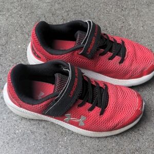 Under Armour Kids Red Sneakers